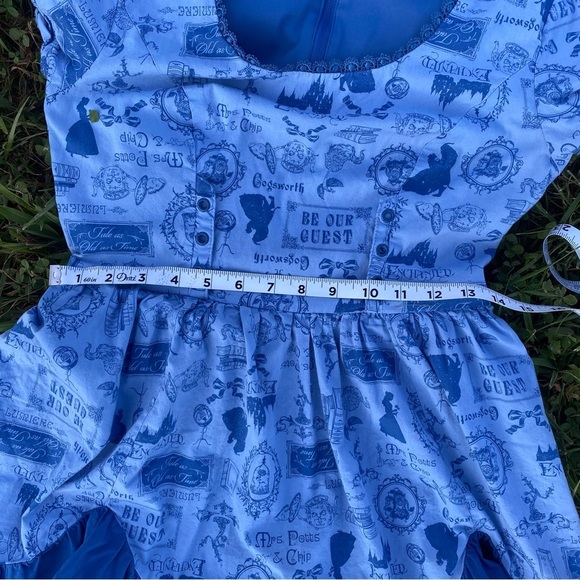 Disney Beauty & Beast Ruffle Dress Small Limited edition Hot Topic - Picture 10 of 13